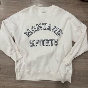 Abercrombie Soft A&F Collection Montauk Sports Crewneck Sweatshirt